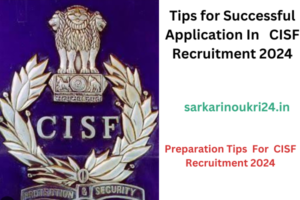 3. What is the last date to apply online for CISF Recruitment 2024?