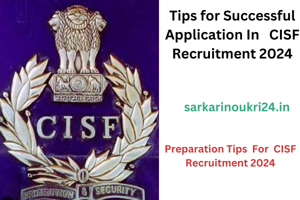 3. What is the last date to apply online for CISF Recruitment 2024?